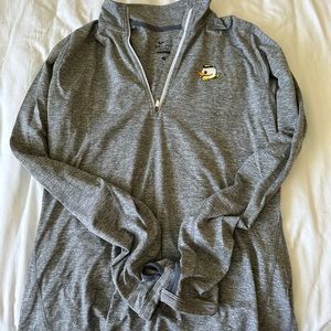 Oregon Ducks Drifit Quarter Zip